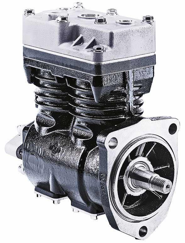 фото компрессор lk3894 536.10 е-4 (5340-3509010-20) (1-цил) 270 л/мин с шестернёй  knorr-bremse LK3894 